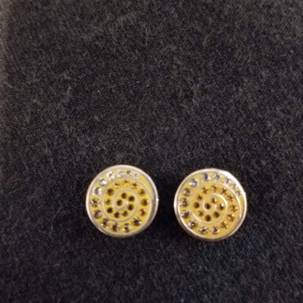 Kameleon yellow pops with cz stones